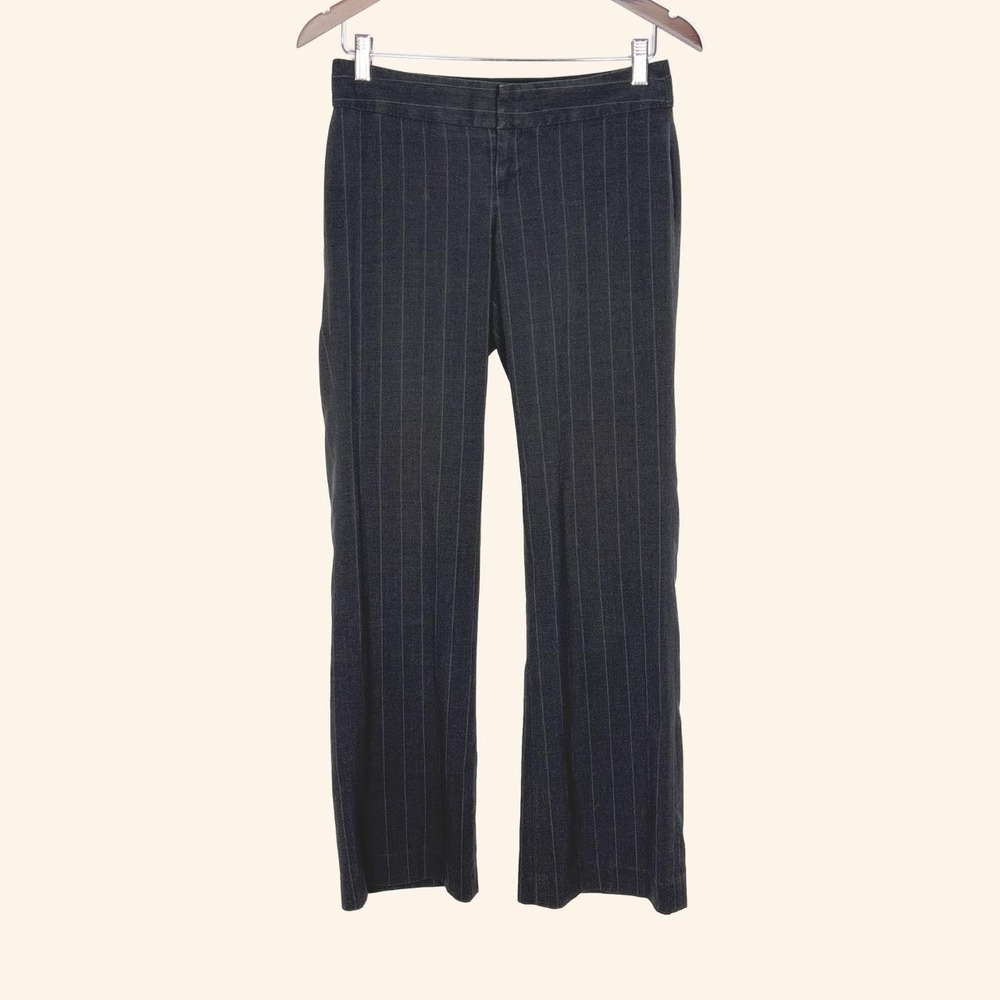 Vintage Y2K Banana Republic Petites Pinstripe Bootcut Trousers
